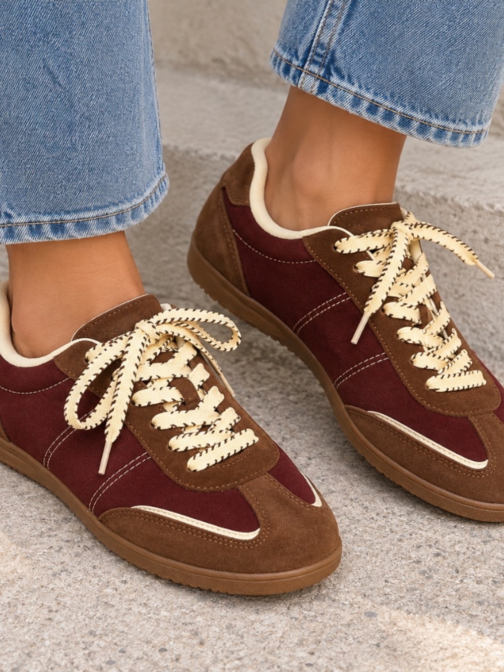 Zara Men's Casual Suede and Fabric Sneakers Size 7